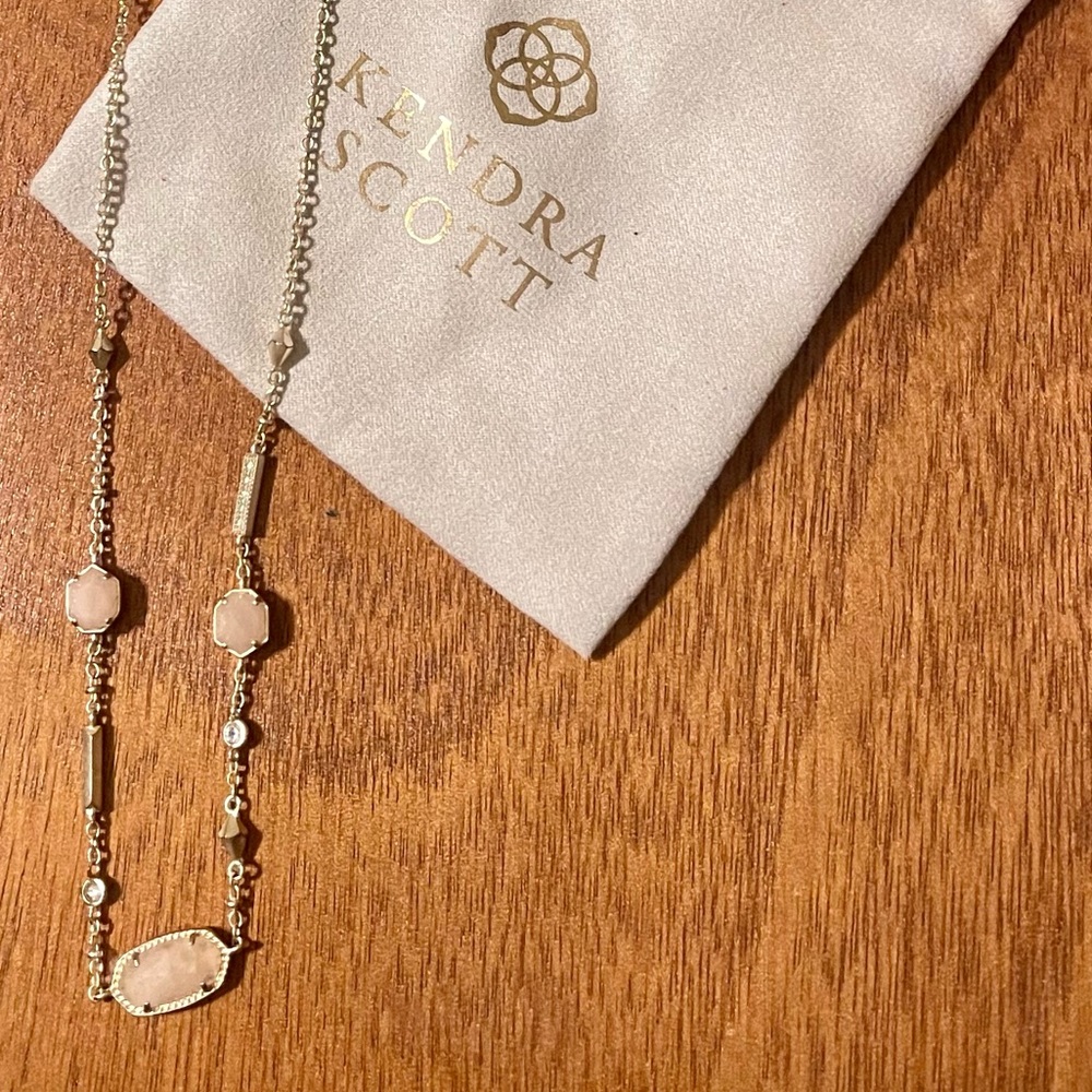 Kendra Scott “Pink” adjustable necklace